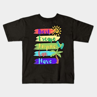 BEACH - Best Escape Anyone Can Have Kids T-Shirt